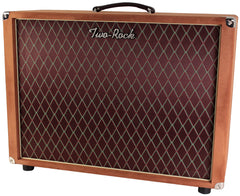 Two-Rock 2x12 Horizontal Speaker Cab, Tobacco Brown Suede, Diamond Grille