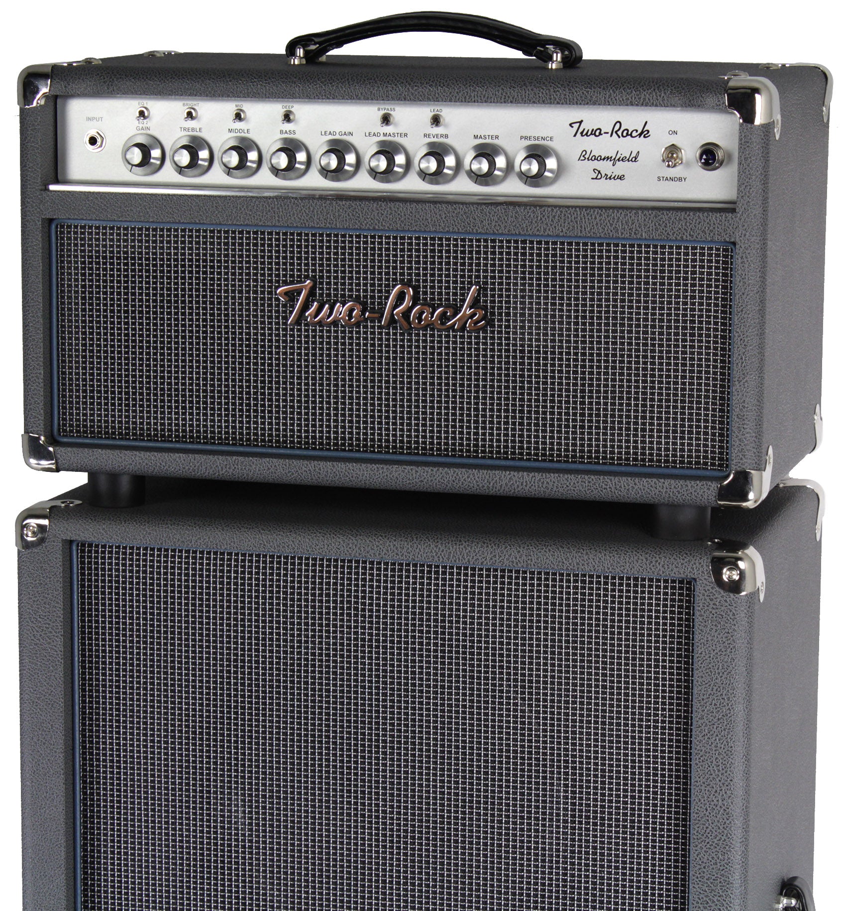 Two-Rock Bloomfield Drive 100/50 Head, 2x12 Cab, Slate Gray Two-Rock Bloomfield Drive 100/50 Head, 2x12 Cab, Slate Gray