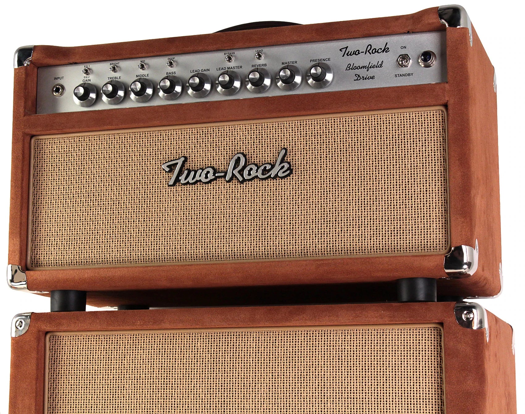 tobacco drive Two-Rock Bloomfield Drive 100/50 Head, 2x12 Cab, Tobacco Suede