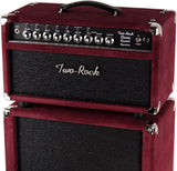 Two-Rock Classic Reverb Signature 50 Tube Rectified Head, 2x12 Cab, Burgundy Suede