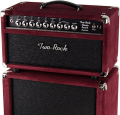 Two-Rock Classic Reverb Signature 50 Tube Rectified Head, 2x12 Cab, Burgundy Suede