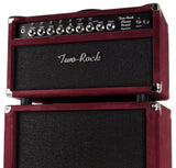 Two-Rock Classic Reverb Signature 50 Tube Rectified Head, 2x12 Cab, Burgundy Suede