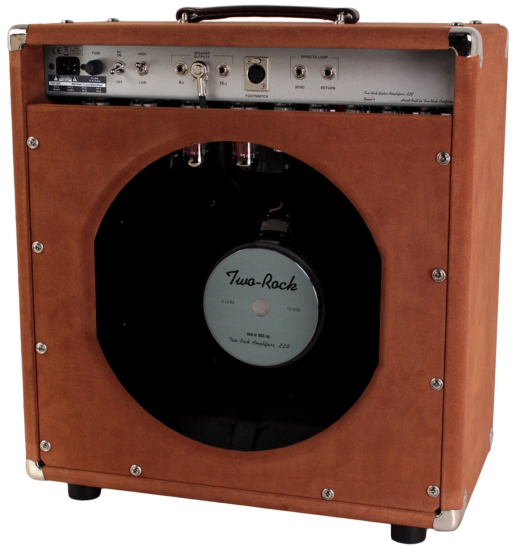 Two-Rock Classic Reverb Signature 50 Tube Rectified Combo, Tobacco Sue ...