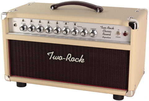 Two-Rock Classic Reverb Signature 50 Tube Rectified Head, Blonde, Silverface