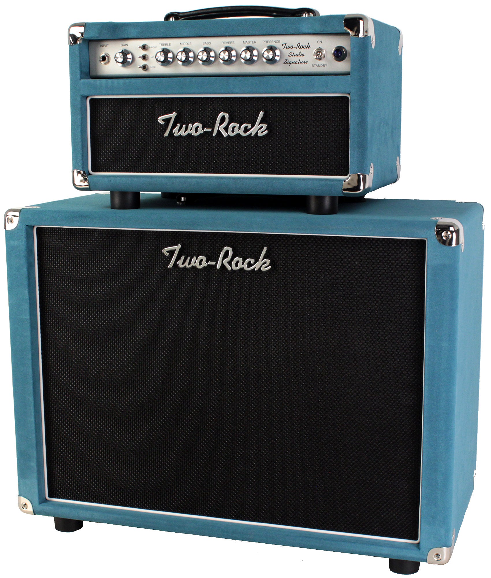 Two-Rock Studio Signature Head, 1x12 Cab, Blue Suede | Humbucker Music
