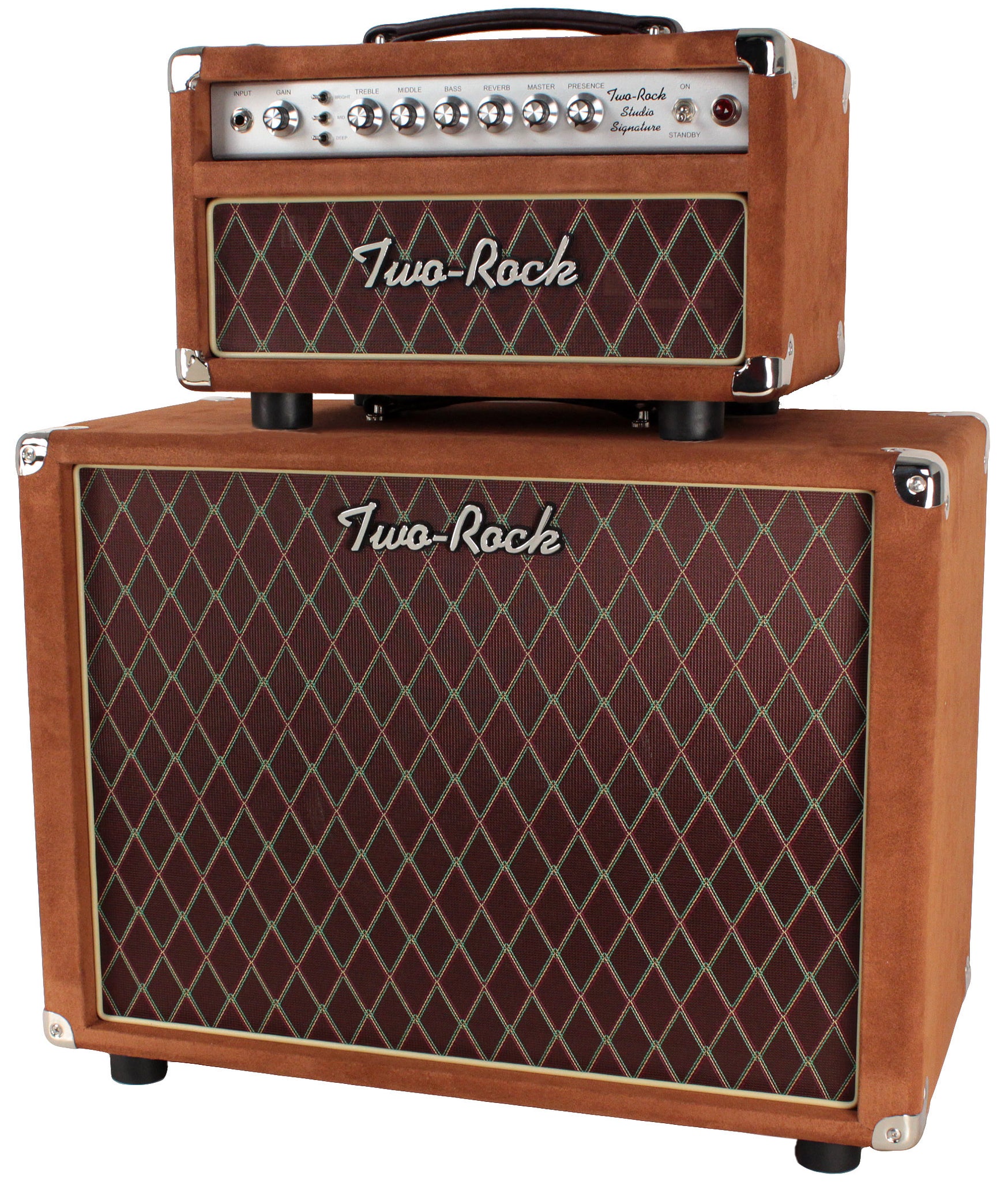 Two-Rock Studio Signature Head, 1x12 Cab, Tobacco Suede, Cane