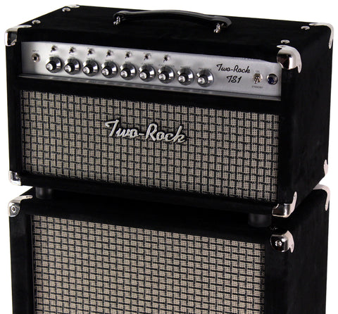 Two-Rock TS1 Tone Secret 100/50 Watt Head, 2x12 Cab, Black Suede