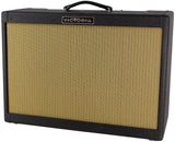Victoria Amplifier Victorilux 2x12 Combo, Black Tweed, Half-Power Switch