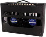Victoria Amplifier Victorilux 2x12 Combo, Black Tweed, Half-Power Switch