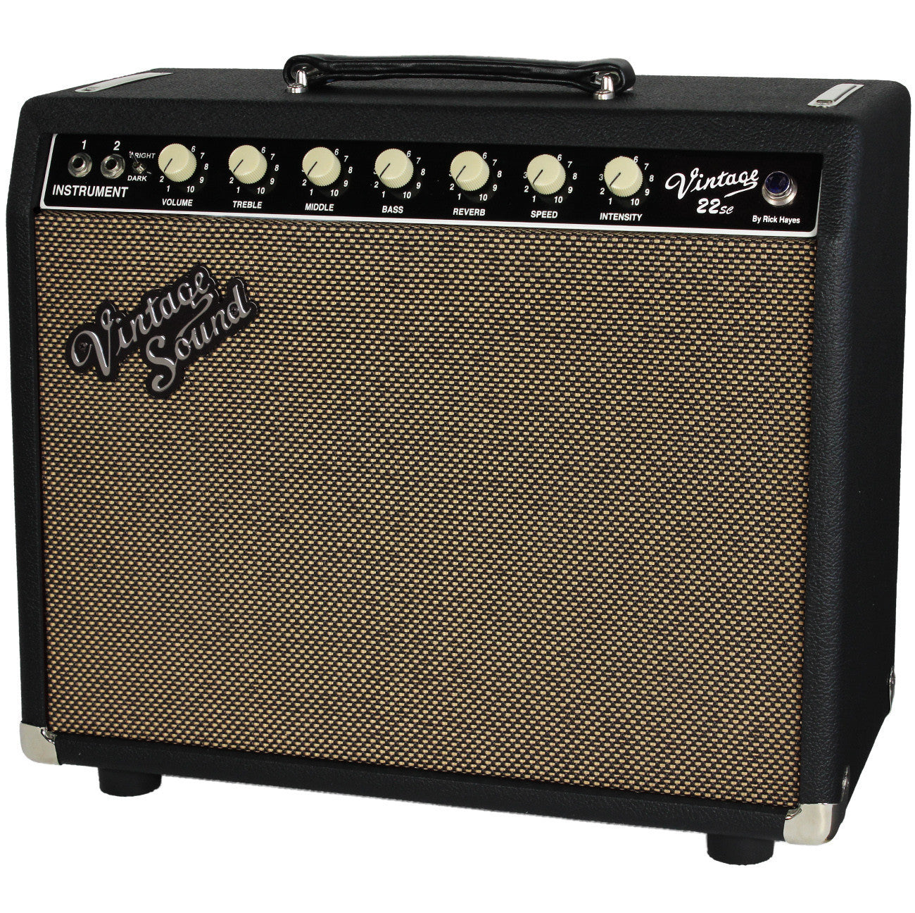 Vintage Sound Vintage 22sc Combo, Black, Tan | Humbucker Music