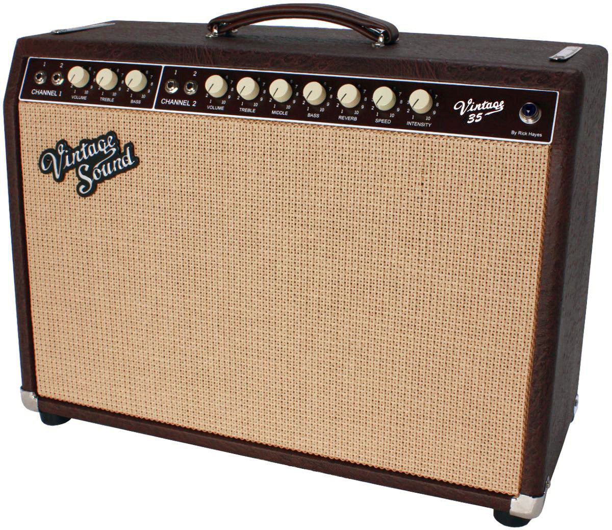 Vintage Sound Vintage 35 - Brown Ostrich | Humbucker Music