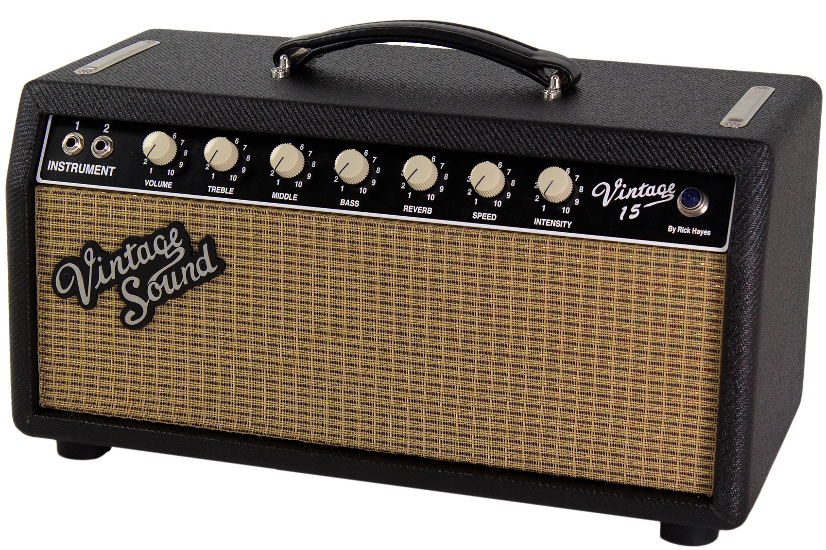 Vintage Sound Vintage 15 Head & 1x12 Cab, Black Tweed | Humbucker